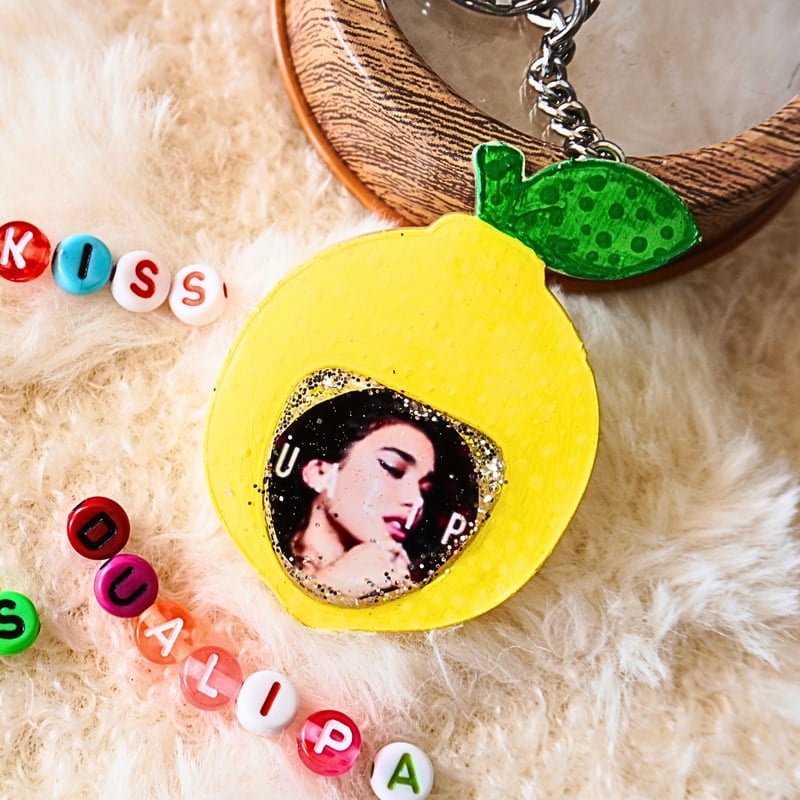 DUALIPA/MUSIC LOVER/PHOTO KEYCHAIN DUALIPA/MUSIC LOVER/PHOTO KEYCHAIN