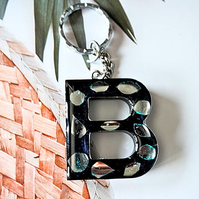 'B' SHADOW BEAST LETTER KEYCHAIN 'B' SHADOW BEAST LETTER KEYCHAIN