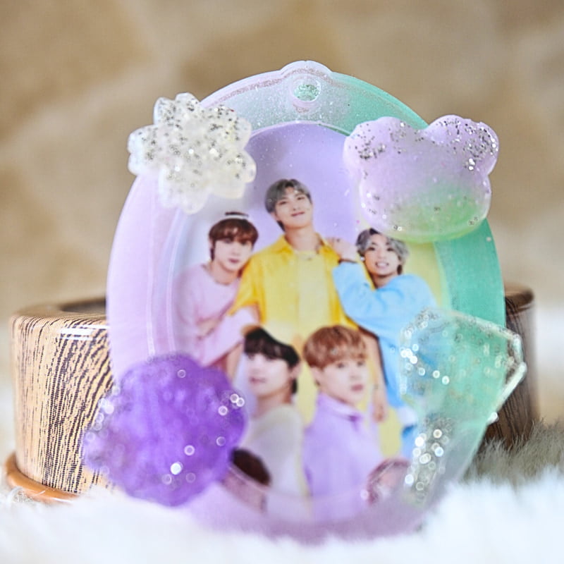 BTS ARMY PHOTO KEYCHAIN BTS ARMY PHOTO KEYCHAIN