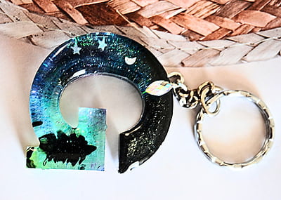 'G' ARORA INSPIRED LETTER KEYCHAIN(LKB00049)