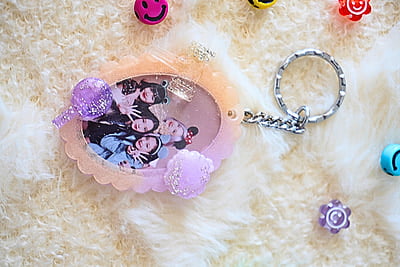 BLACK PINK K-POP PHOTO FRAME KEYCHAIN BLACK PINK K-POP PHOTO FRAME KEYCHAIN