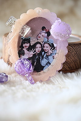 BLACK PINK K-POP PHOTO FRAME KEYCHAIN BLACK PINK K-POP PHOTO FRAME KEYCHAIN