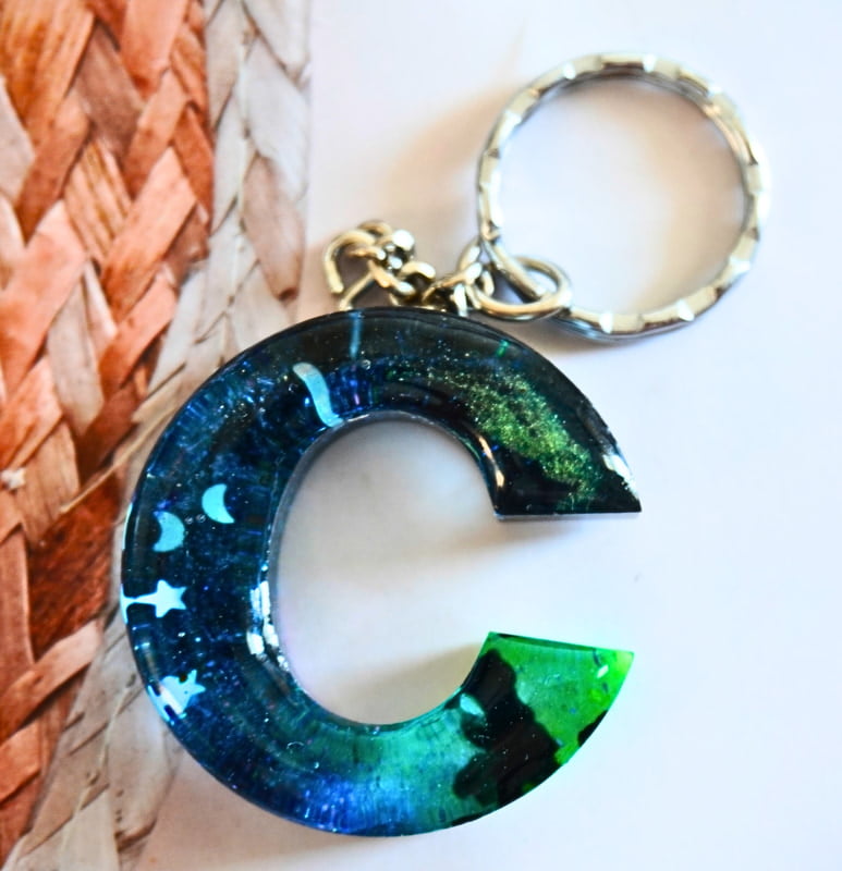 'C'ARORA INSPIRED LETTER KEYCHAIN9LKB00052) 'C'ARORA INSPIRED LETTER KEYCHAIN9LKB00052)