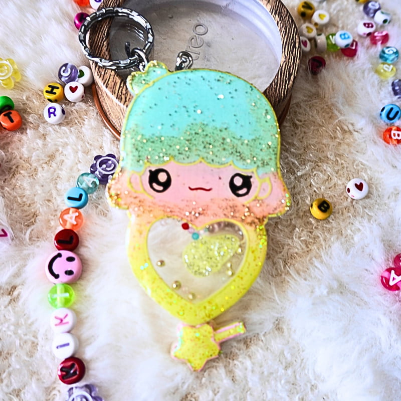 KIKI&LALA 1/HELLOKITTY/SHAKER KEYCHAIN KIKI&LALA 1/HELLOKITTY/SHAKER KEYCHAIN