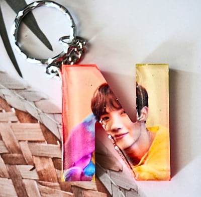 'N'LETTER PHOTO BTS KEYCHAIN(LKP0004) 'N'LETTER PHOTO BTS KEYCHAIN(LKP0004)
