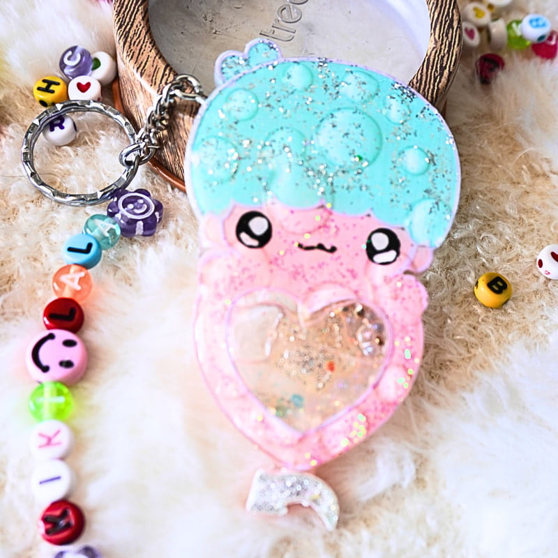 KIKI & LALA 3/HELLO KITTY SHAKER KEY CHAIN KIKI & LALA 3/HELLO KITTY SHAKER KEY CHAIN