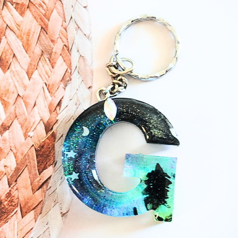 'G' ARORA INSPIRED LETTER KEYCHAIN(LKB00049)