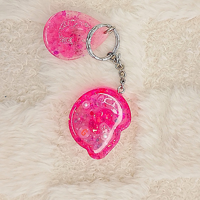 G SHAKER LETTER KEYCHAIN