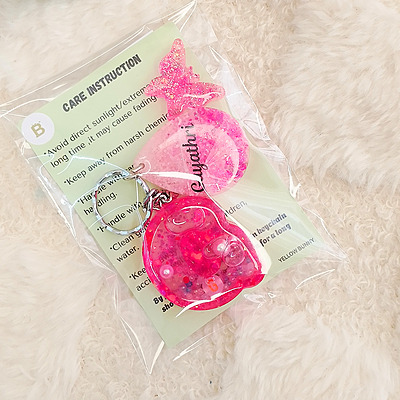 G SHAKER LETTER KEYCHAIN