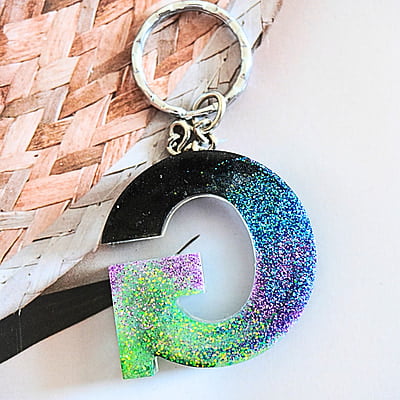 'G' ARORA INSPIRED LETTER KEYCHAIN(LKB00049)