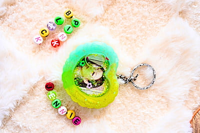 HEART 2 SHAKER KEYCHAIN HEART 2 SHAKER KEYCHAIN
