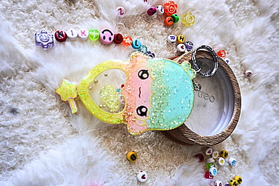 KIKI&LALA 1/HELLOKITTY/SHAKER KEYCHAIN KIKI&LALA 1/HELLOKITTY/SHAKER KEYCHAIN