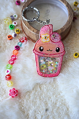 MY MELODY KAWAII SHAKER KEYCHAIN MY MELODY KAWAII SHAKER KEYCHAIN