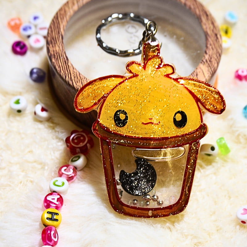 POCHACCO KAWAII CUP SHAKER KEYCHAIN POCHACCO KAWAII CUP SHAKER KEYCHAIN