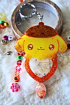 PURIN/HELLO KITTY/SHAKER KEY CHAIN PURIN/HELLO KITTY/SHAKER KEY CHAIN